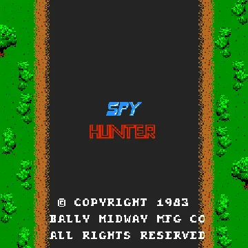 Spy Hunter screen shot title